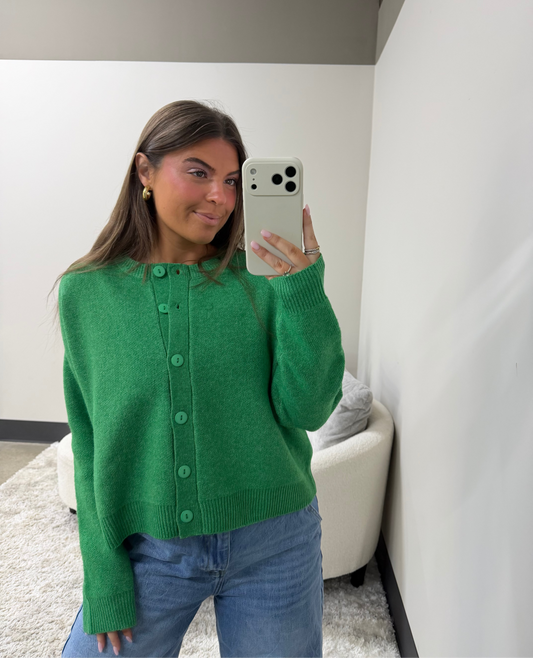 The Thick Button Cardigan