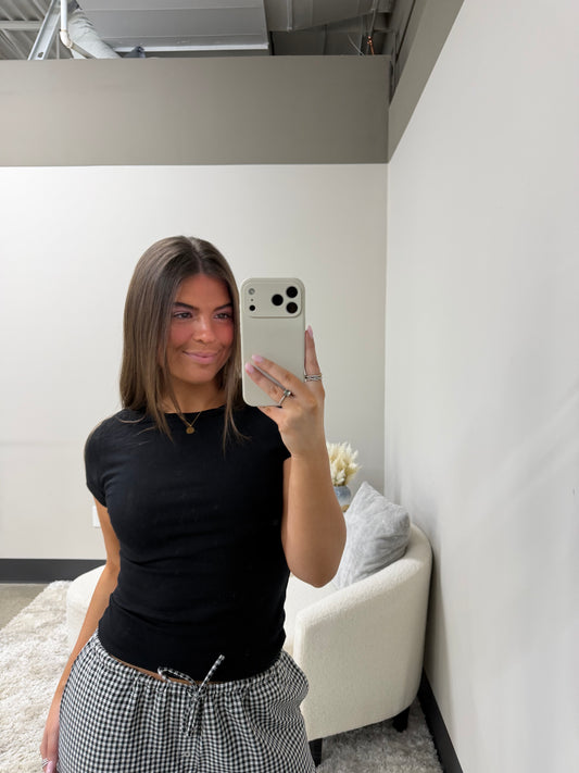 The Basic Ribbed Tee