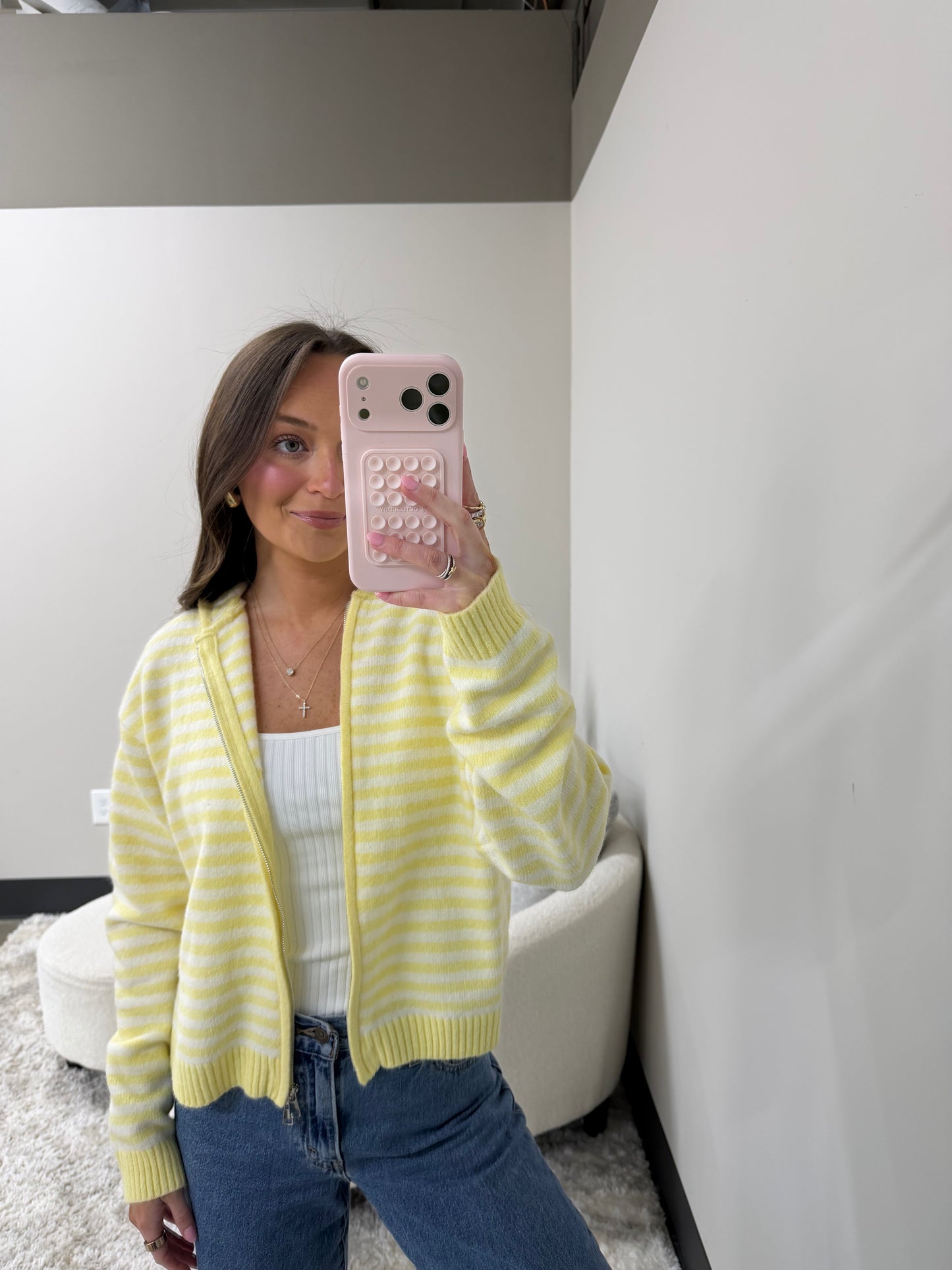 The Striped Coastal Zip-Up