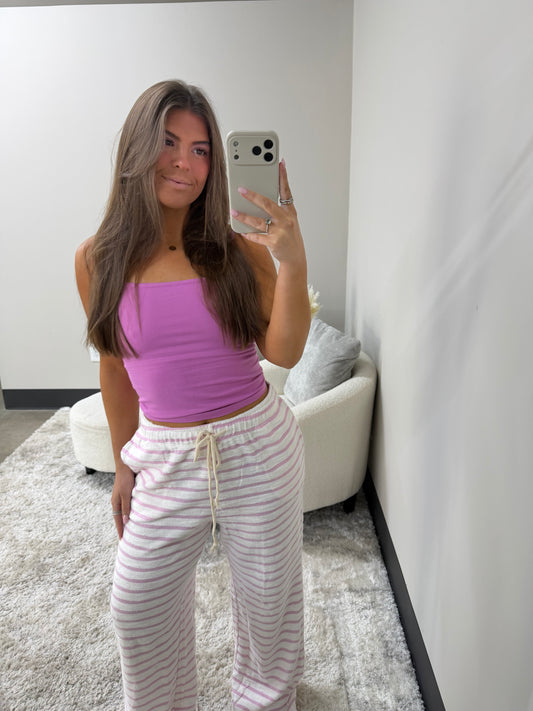 The Striped Terry Pants