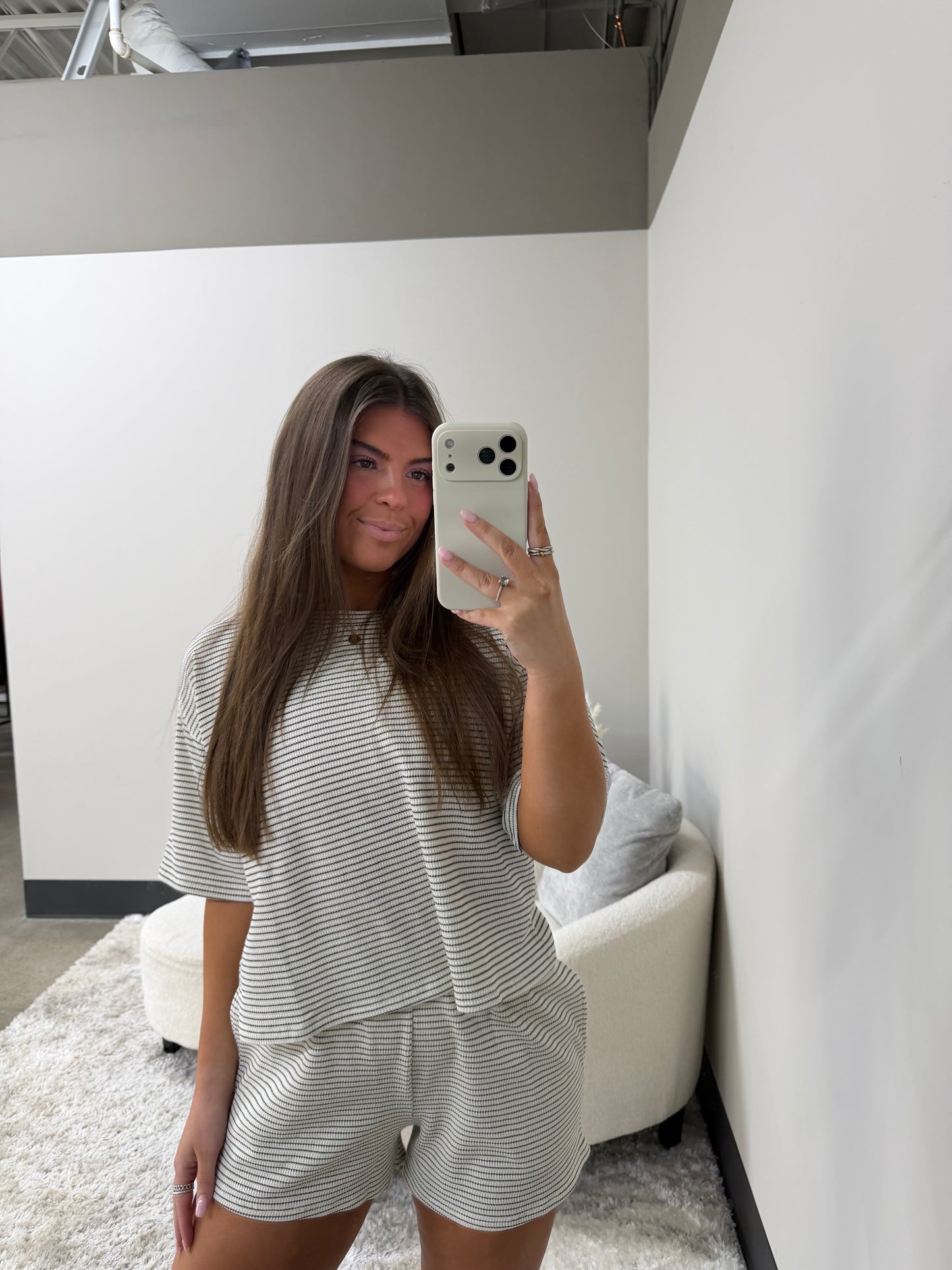 The Striped Shorts Set