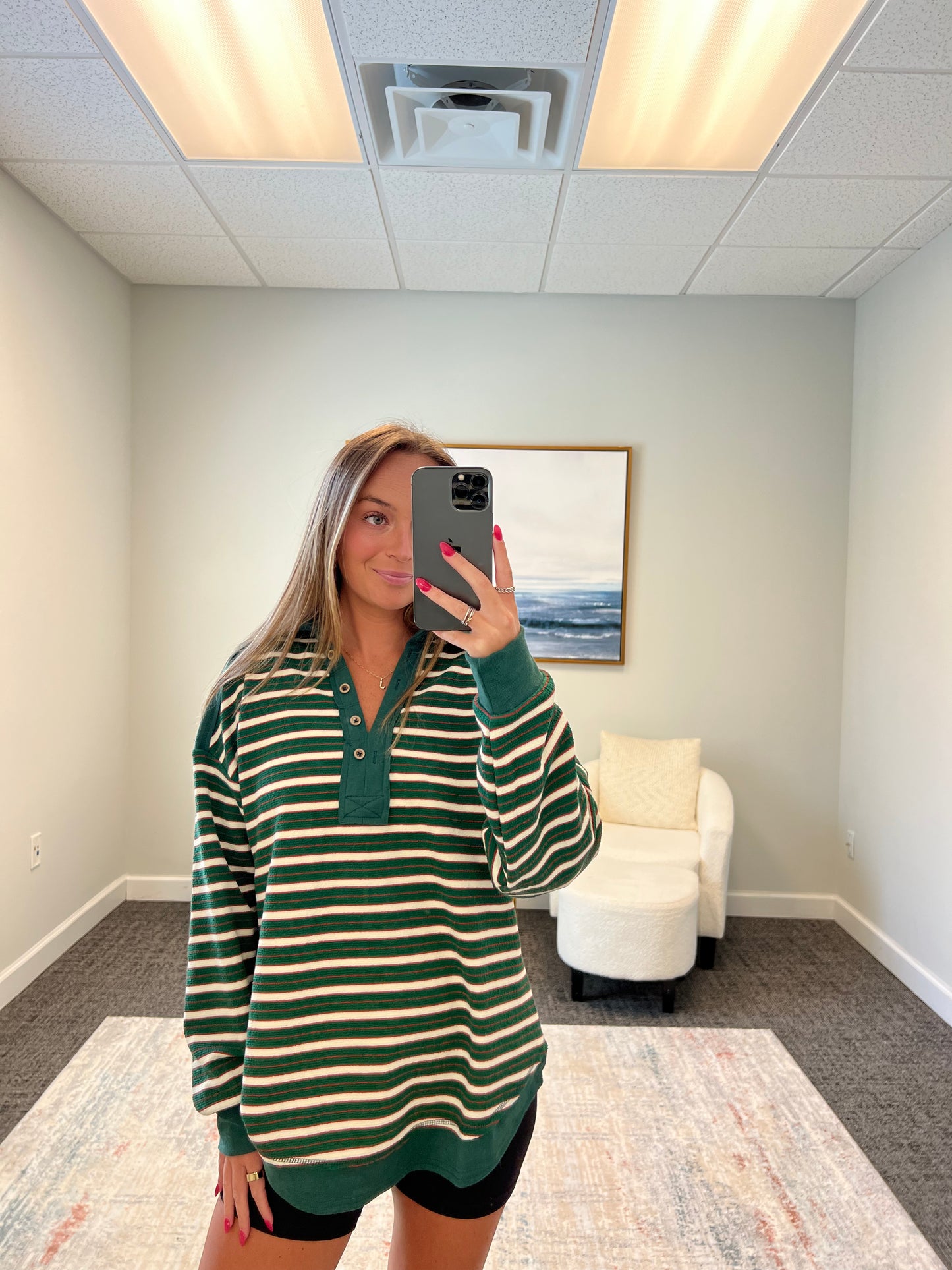 The Striped Oversized Top