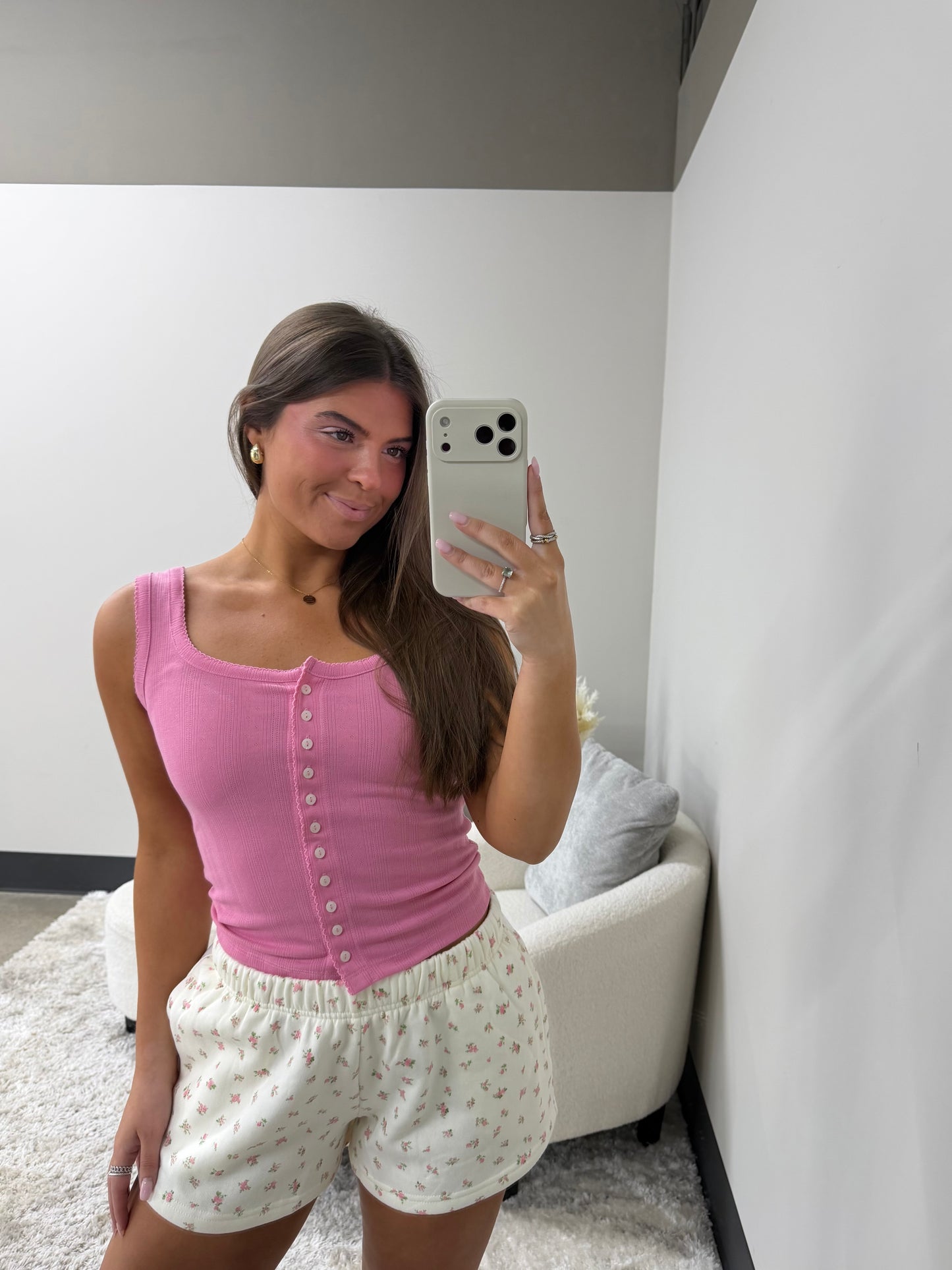 The Fleece Floral Shorts