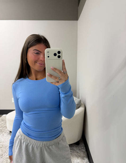 Micro Ribbed Long Sleeve