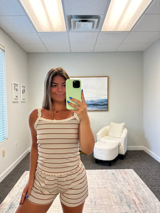 The Striped PJ Set