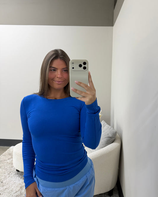 Micro Ribbed Long Sleeve