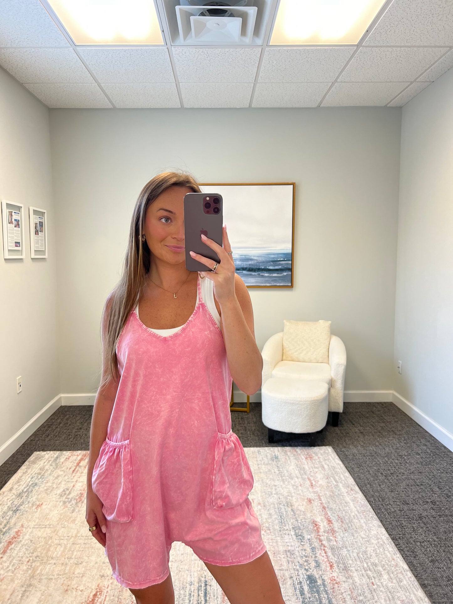 The Acid Wash Romper