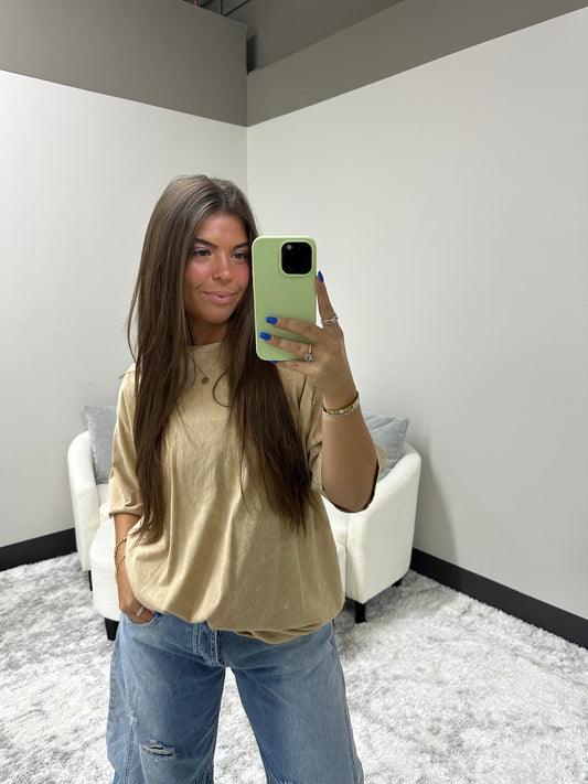 The Mineral Washed Oversized Tee