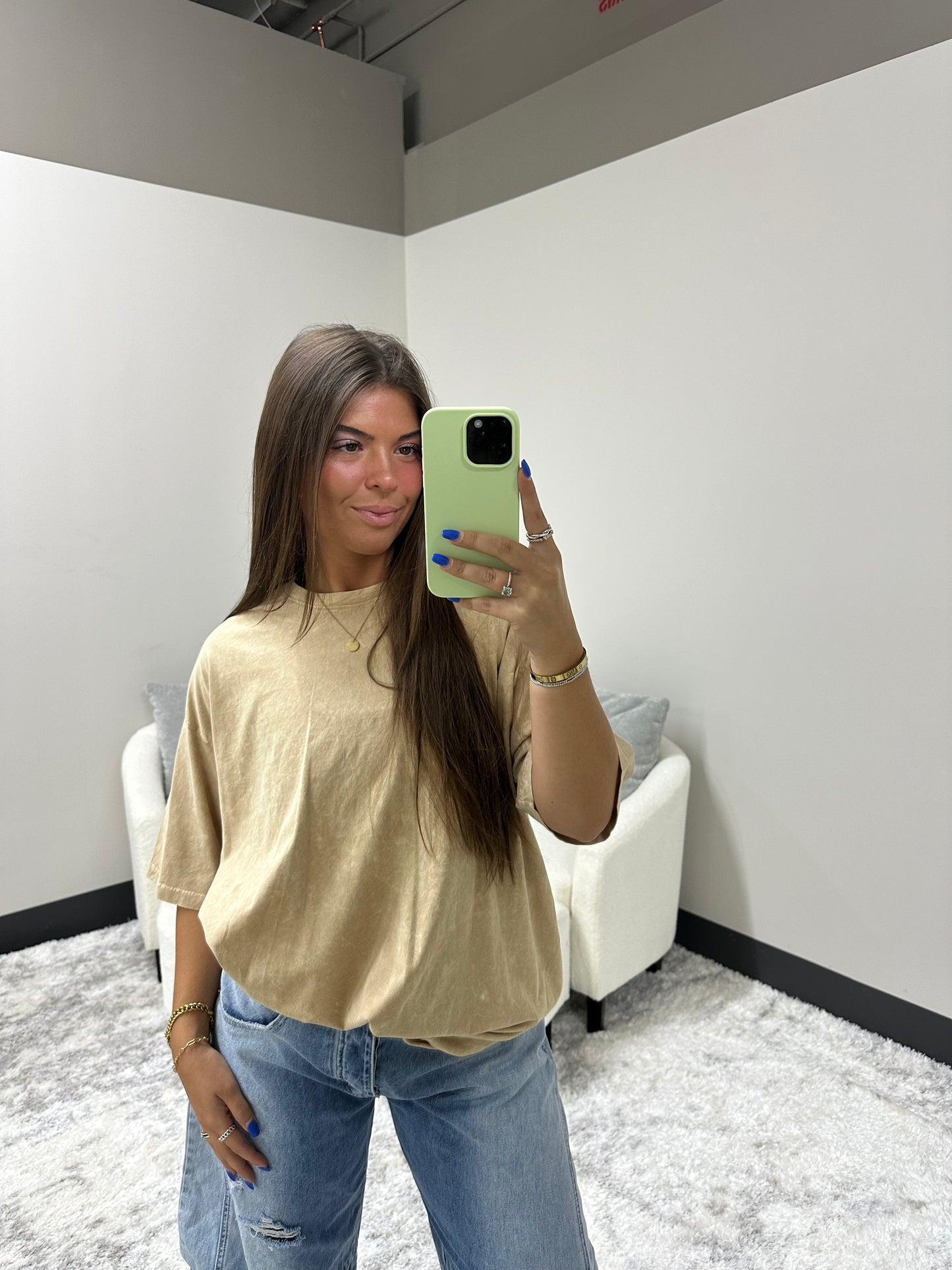 The Mineral Washed Oversized Tee