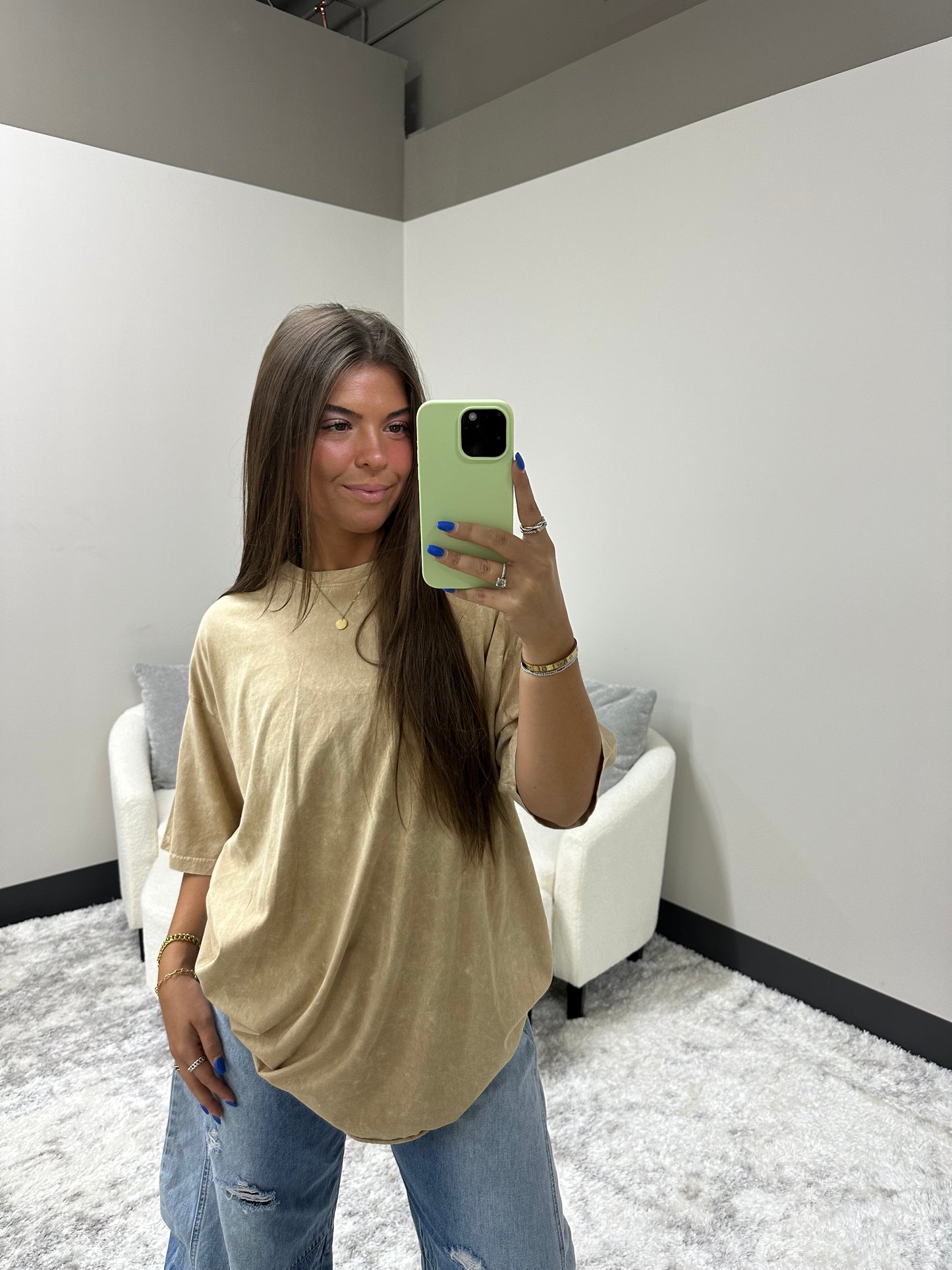 The Mineral Washed Oversized Tee