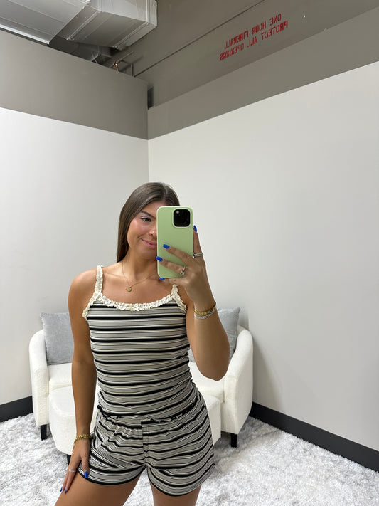 The Striped PJ Set