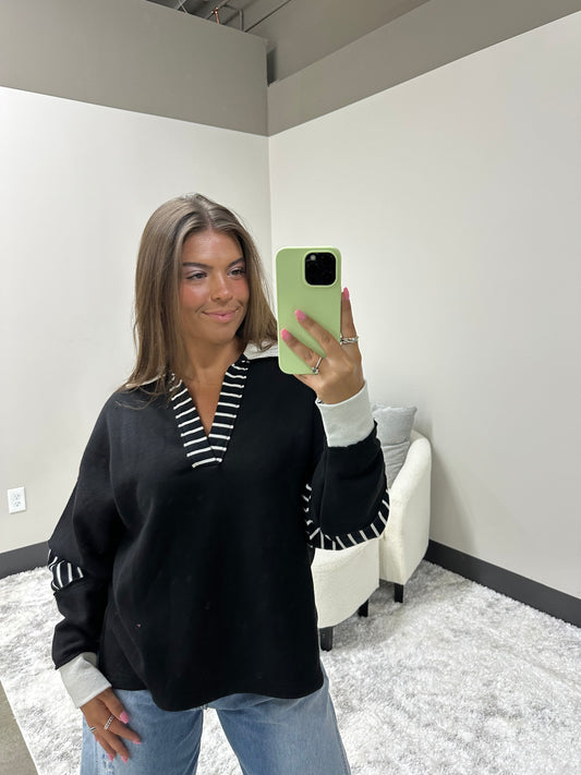 The Varsity Striped Pullover