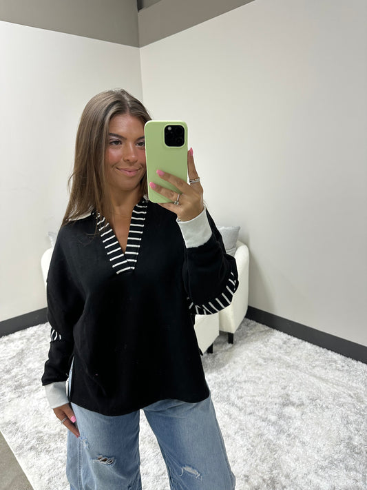 The Varsity Striped Pullover