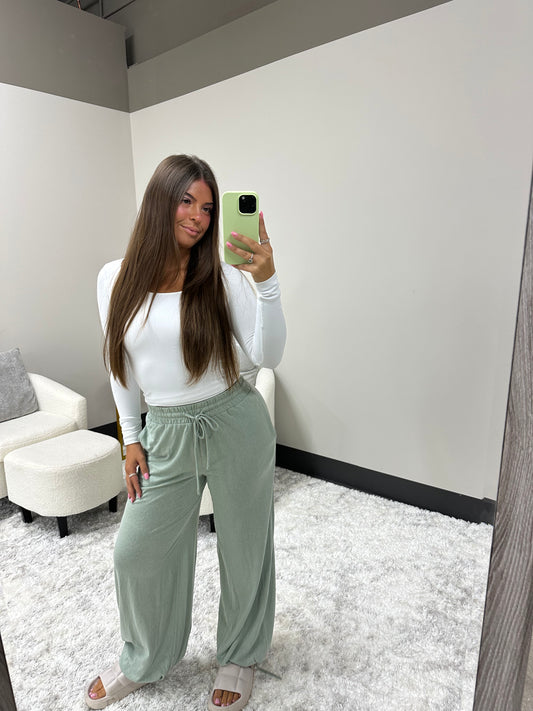 The Drawstring Flowy Pants