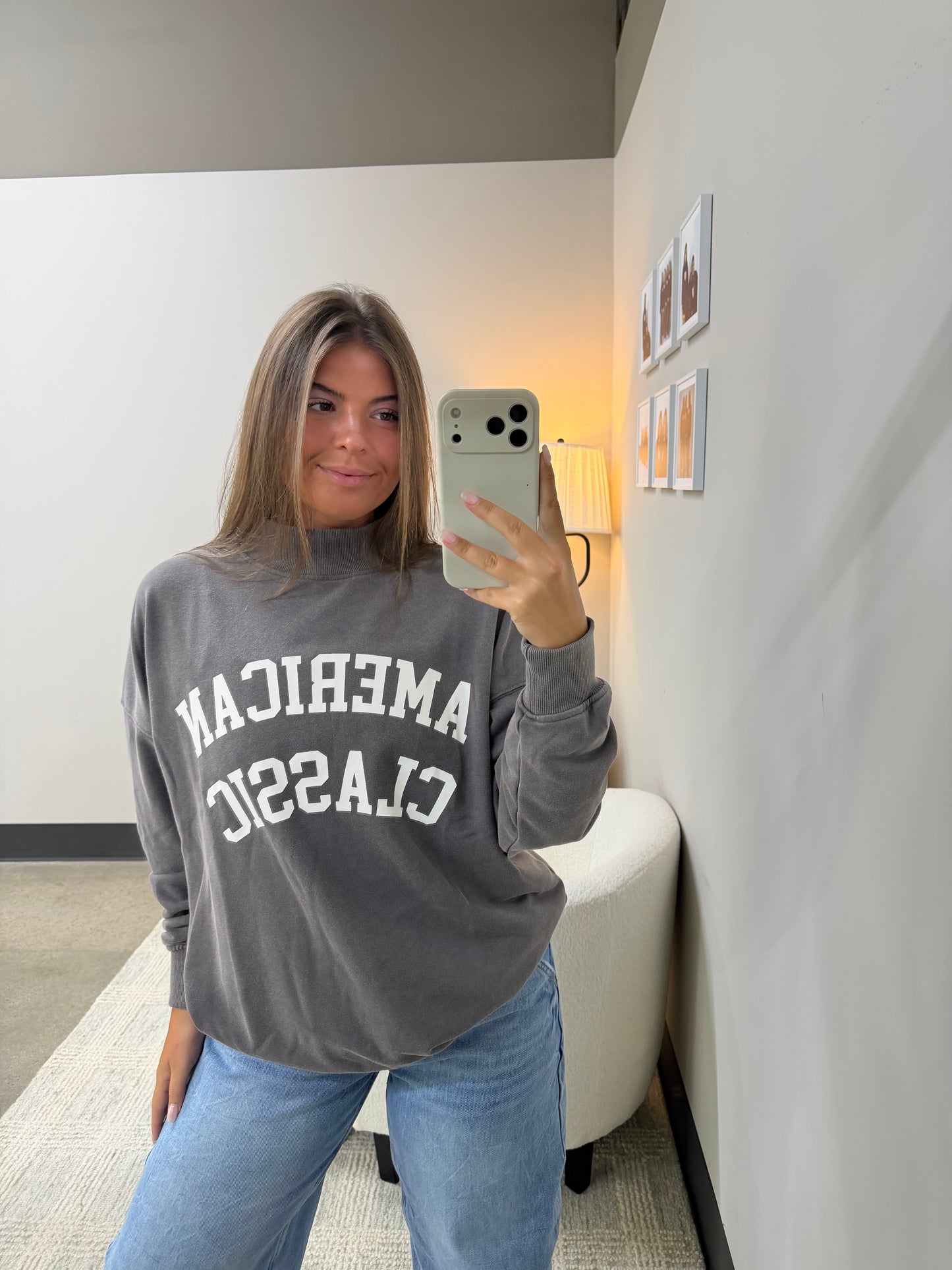 The American Classic Reversible Mock Neck