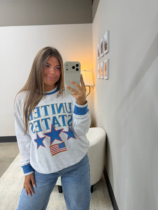 The USA Graphic Star Sweatshirt