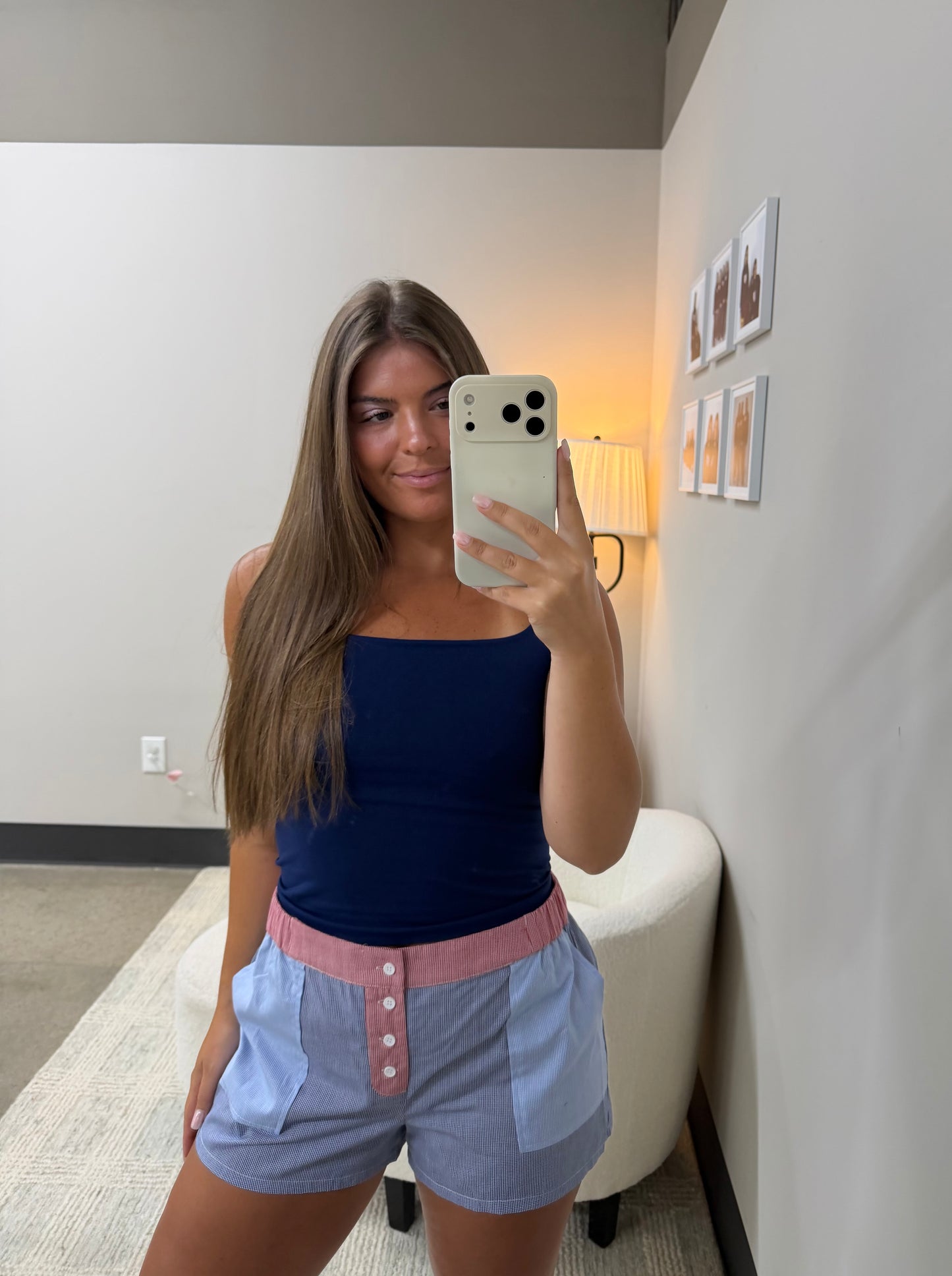 The American Gingham Shorts