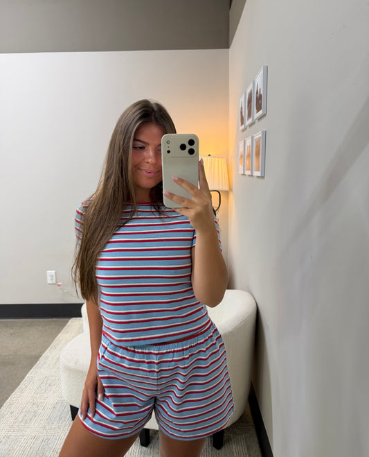 The All American Striped Set