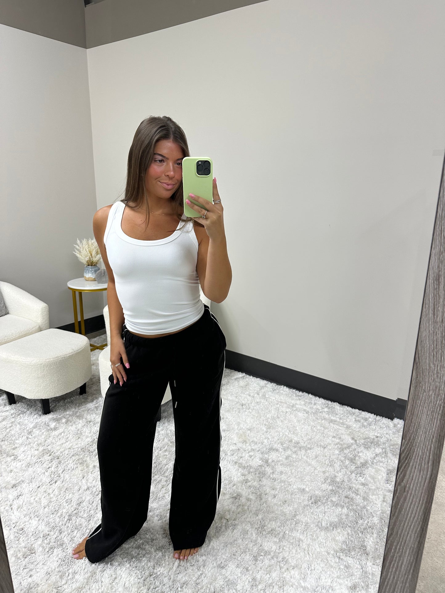 The Contrast Striped Sweats