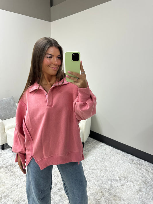The Mineral Snap Sweatshirt
