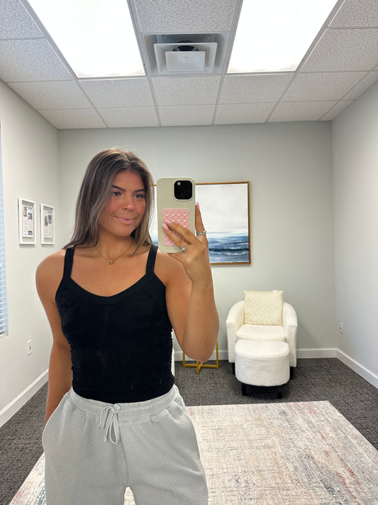 The Lace V-Neck Tank