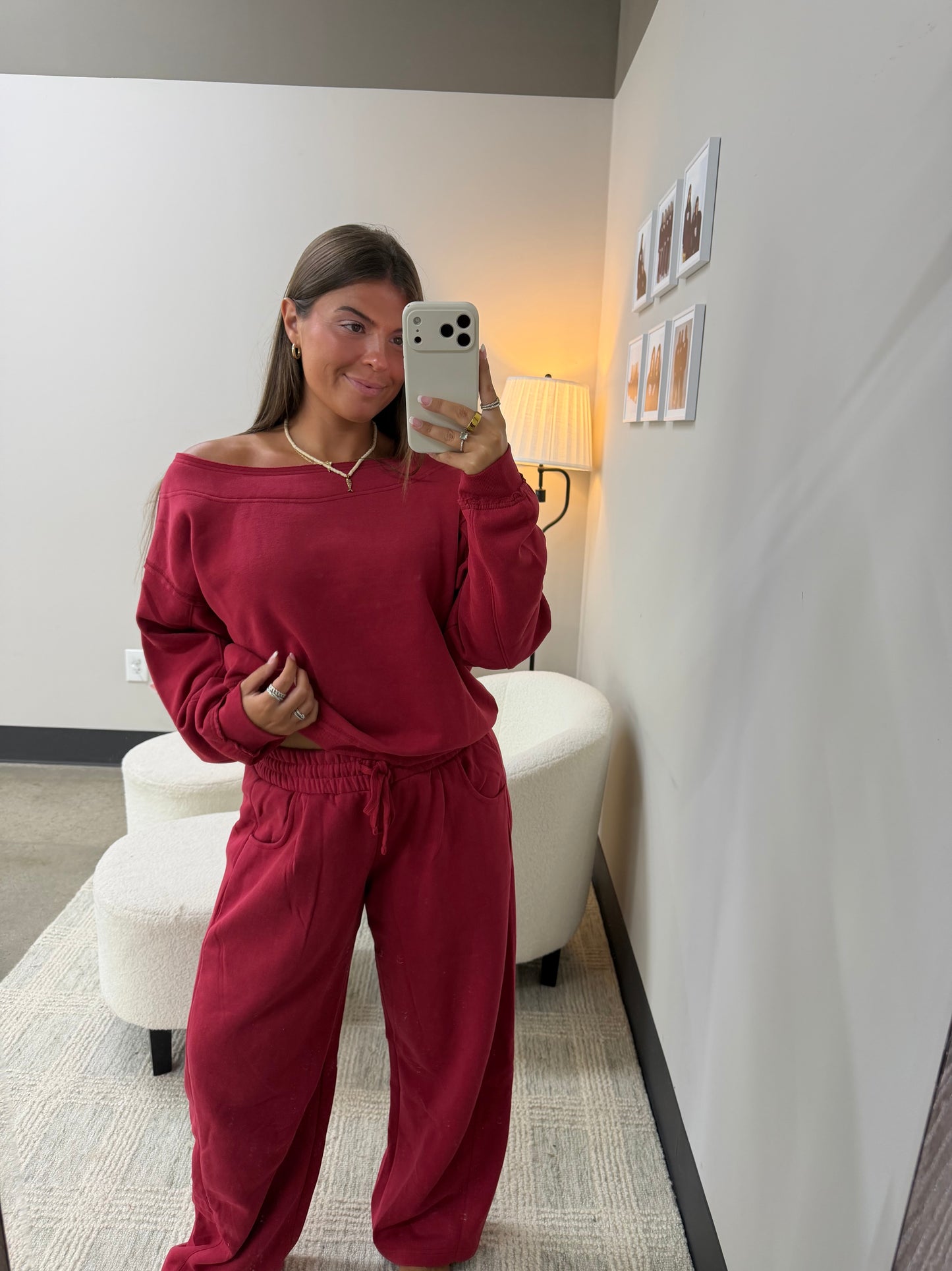 The Aspen Off Shoulder Sweatshirt