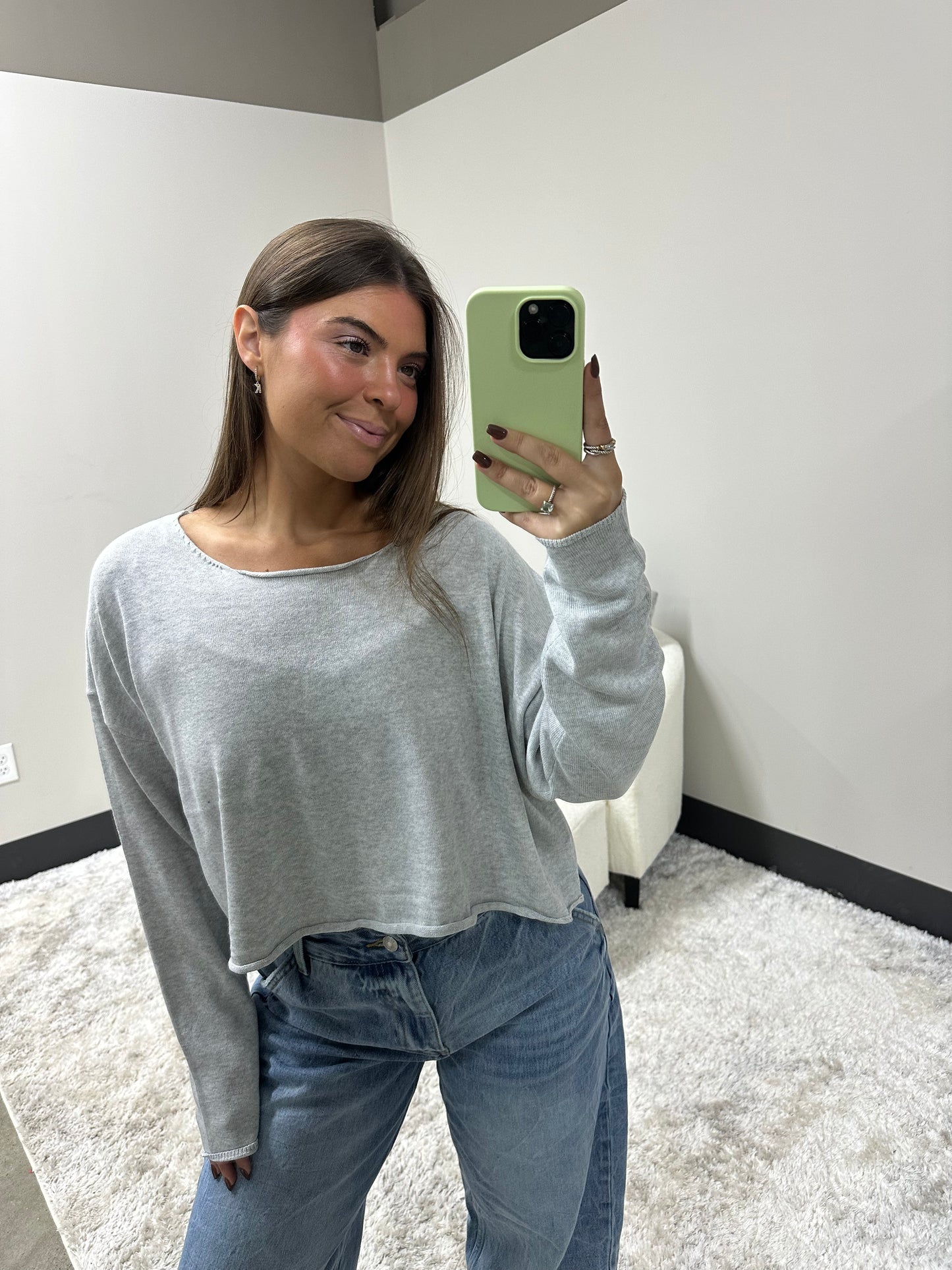 The Knit Off Shoulder Top