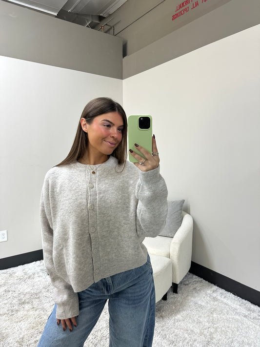 The Thick Button Cardigan