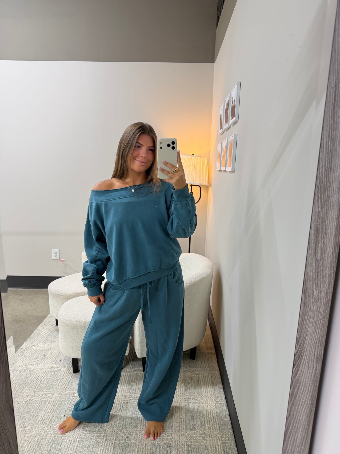 The Aspen Off Shoulder Sweatshirt