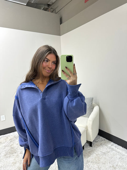 The Mineral Snap Sweatshirt