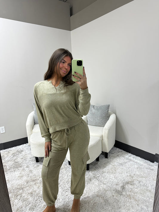 The Brushed Cargo Joggers