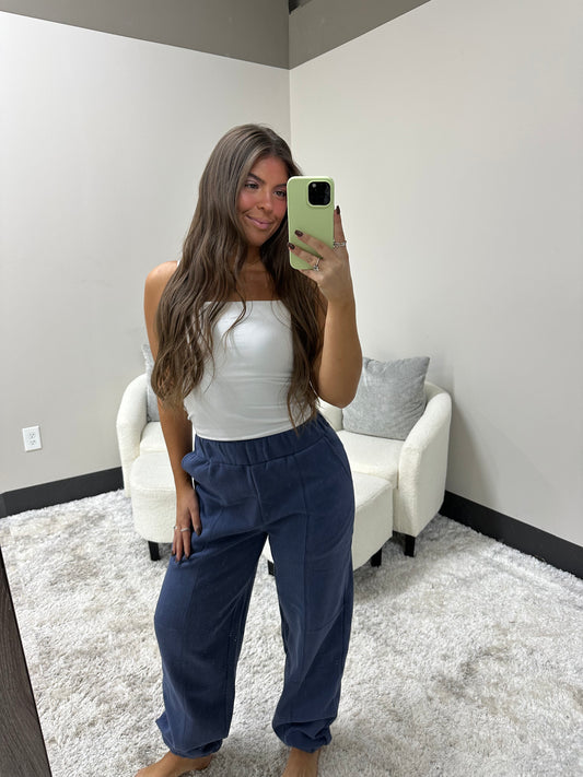 The Seam Detail Barrel Sweats