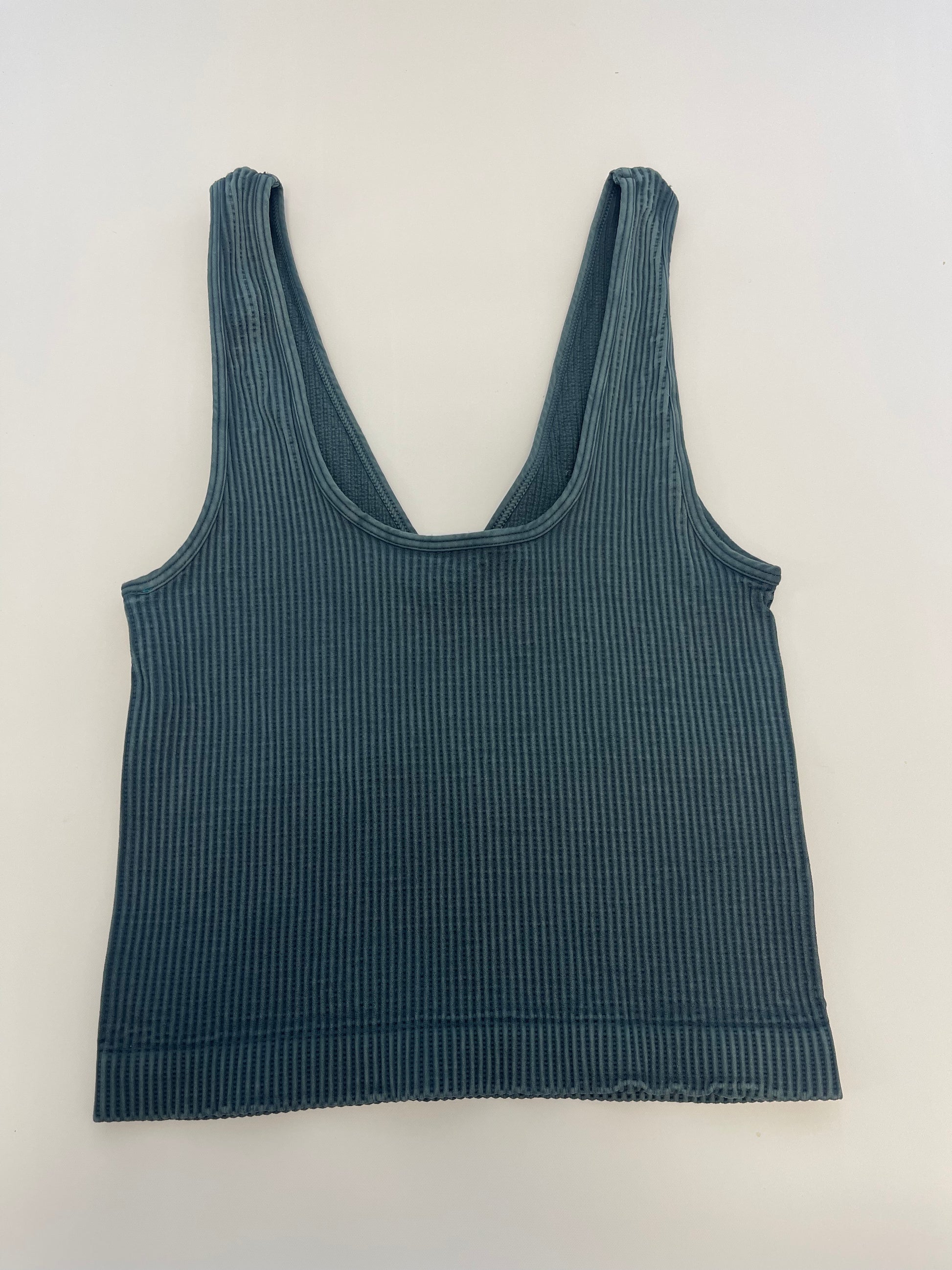 Ribbed Reversible Tank Top - Light Blue – Simply Blessed Boutique