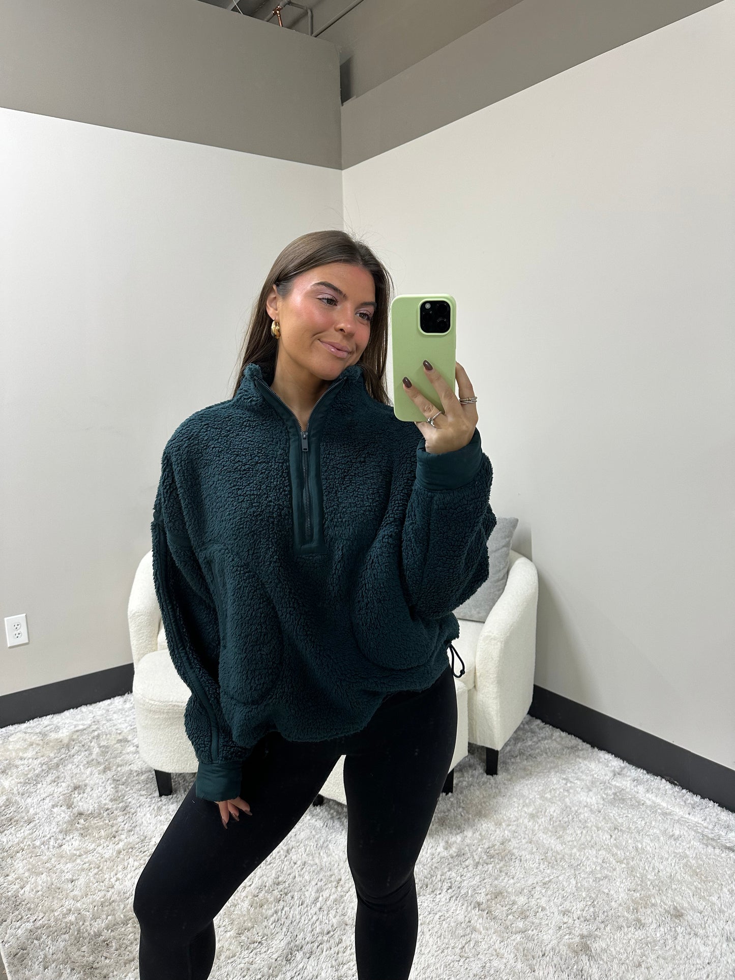 The Fluffy Sherpa Quarter Zip