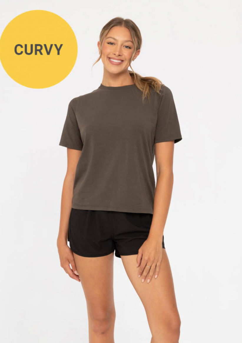 *PLUS SIZE* The Classic Pima Boxy Tee