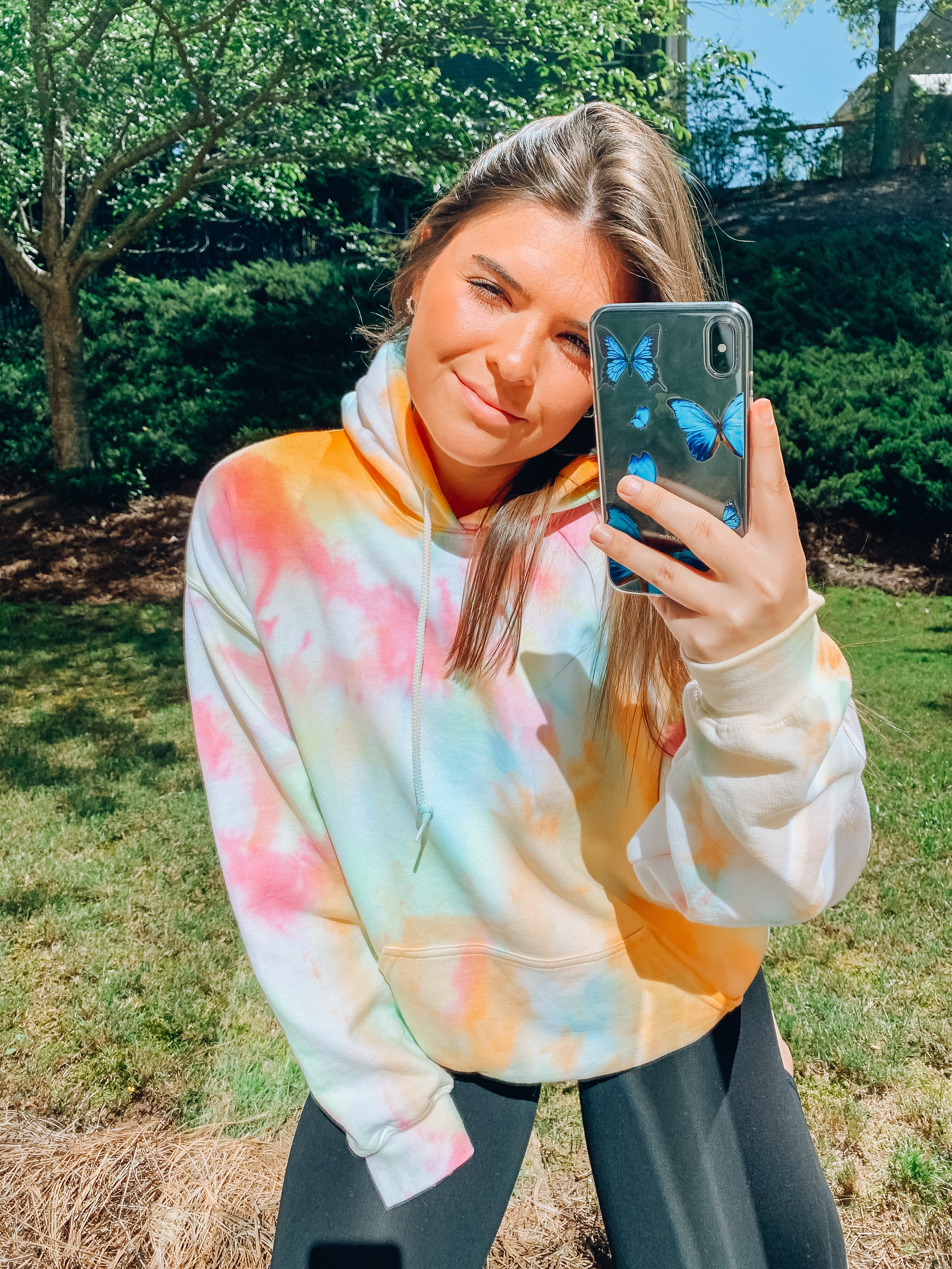 Sisters tie dye outlet hoodie